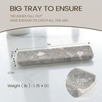 Koville Marble Incense Holder, Incense Holder for Sticks, Incense Sticks Holder Ash Catcher for Meditation Yoga SPA, Natural Stone Incense Burner, Home Table Decor (Grey)