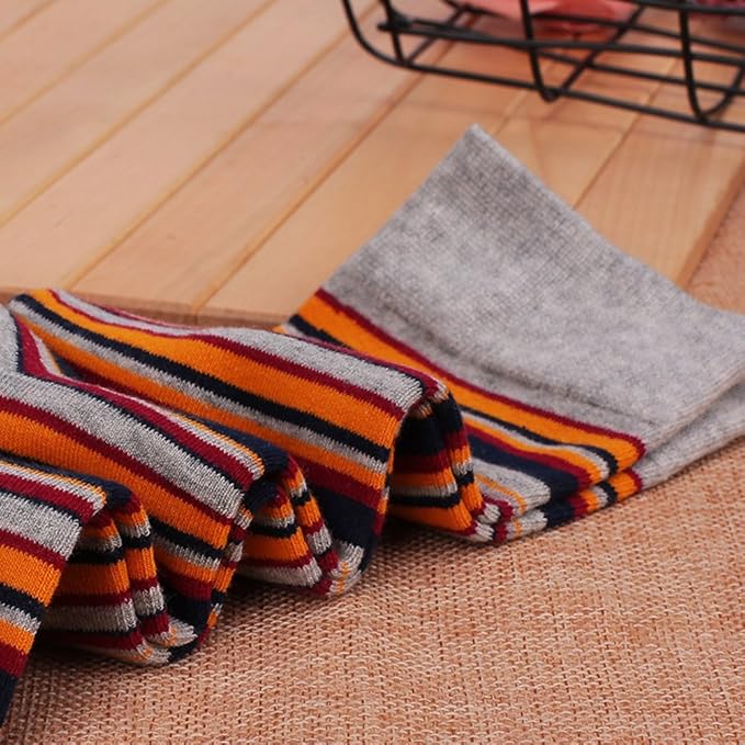 DRASEX Men's Dress Socks Funky Colorful Pattern Cotton Novelty Casual Crew Socks