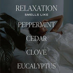 Sweet Water Decor Relaxation Candle - Soy Eucalyptus, Peppermint, and Clove Scented Spa Candles for Home - 9oz Clear Jar + Gold Lid, 40+ Hour Burn Time, Made in The USA