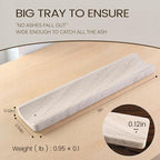 Koville Marble Incense Holder, Incense Holder for Sticks, Incense Sticks Holder Ash Catcher for Meditation Yoga SPA, Natural Stone Incense Burner, Home Table Decor