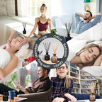 HOSSIAN Reed Diffuser Sticks - Reed diffusers-Reed Sticks -Diffuser Glass Bottles-Diffuser Refills- Natural Rattan Wood Replacement for Aroma Fragrance (7.87" *3.5mm Black and Beige)