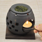 Tea Incense Burner Sekiryu Ceramic Tokoname Ware Made in Japan
