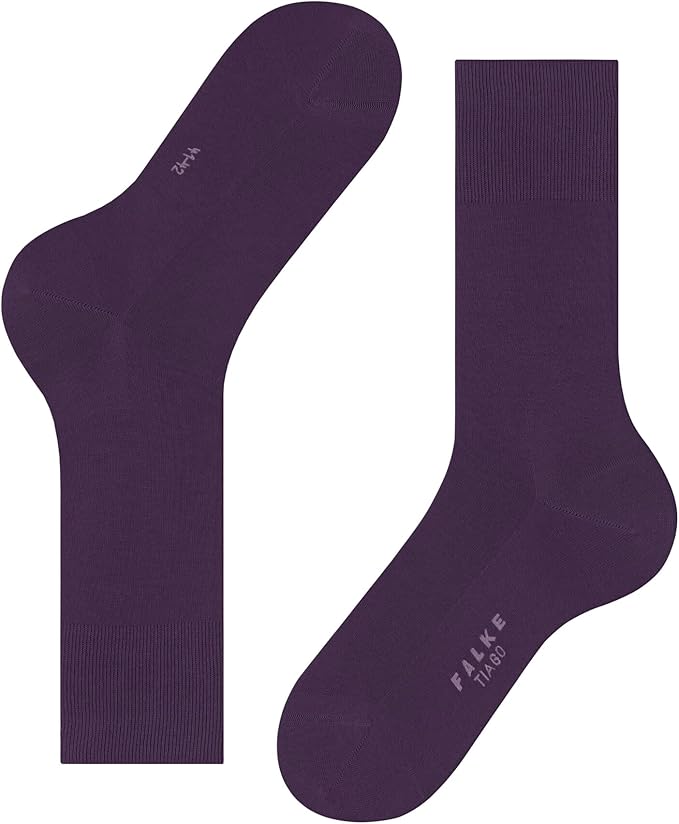 FALKE Men's Tiago Dress Socks, Sustainable Cotton, Crew, 1 Pair