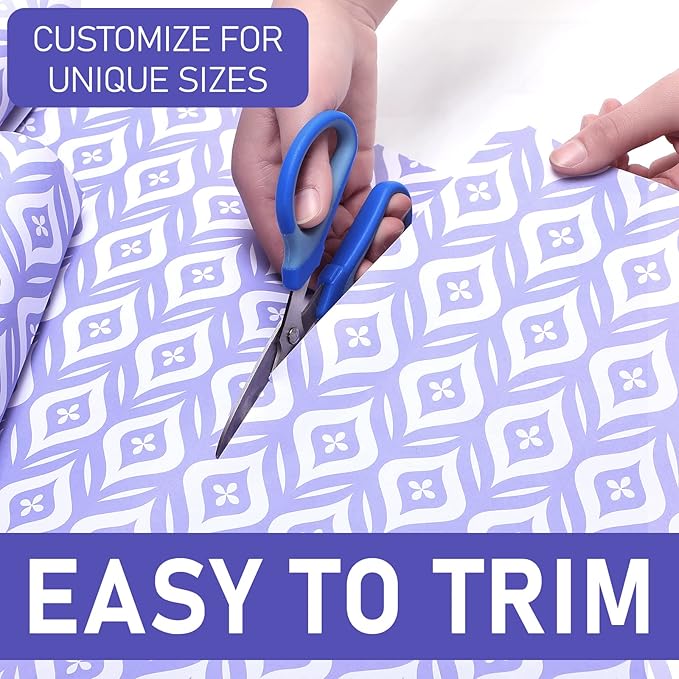 10 Sheets Drawer Liners for Dresser Scented Drawer Liners Non Adhesive Scented Paper for Fragrant Home Shelf Closet(Lavender,Fresh Pattern)