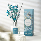 Airkeep Reed Diffuser Set,3.38 fl oz (100 ml) - Ocean Mist&Sea Salt Oil Diffusers with 8 Reed Sticks,Home Fragrance Reed Diffuser for Bathroom Shelf Decor