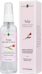 Tulip Linen & Room Spray, Natural Aromatic Bathroom Spray Made with Pure Essential Oils, Home Fragrance for Relaxation and Odor