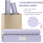 SCENTORINI Lavender Scented Drawer Liners, 6 Sheets Fragrant Paper Liners Non-Adhesive Paper Sheets for Home Closet, Dresser Drawers, for Home Fragrance