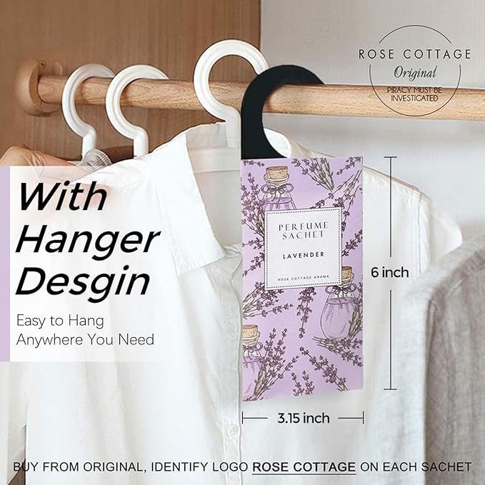 Large 12 Packs Closet Deodorizer Freshener Closet Air Freshener Home Scented Sachets Room Freshener Scents Air Freshener Closet Odor Eliminator 4 Scents Floral