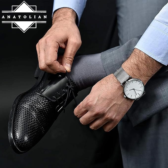 anatolian DRESS SOCKS Natural Comfortable Soft Classy - Made In TURKEY for Men Women Dress or Casual Footwear