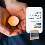 GoodLight Unscented Vegan and Paraffin-Free Tea Light Candles (48 Candles)