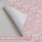 Rose Scented Drawer Liners in a Pink William Morris Design. Contains Rose Essential Oil | Pack of 5 Folded Sheets | Contains Essential Oils | Made in The UK.