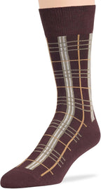 7BigStars Mens Dress Socks – 4 Pack Bamboo Crew Fit, Solid or Patterned, Thin Seamless Breathable Business