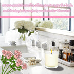 12 Pcs 6 Oz Mini Soy Candles,Rose Scented Bulk Candle Set,Aromatherapy Candle,Great Stress Relieving Scented Candles for Girls as a Gift for Birthdays, Weddings Party Favors!