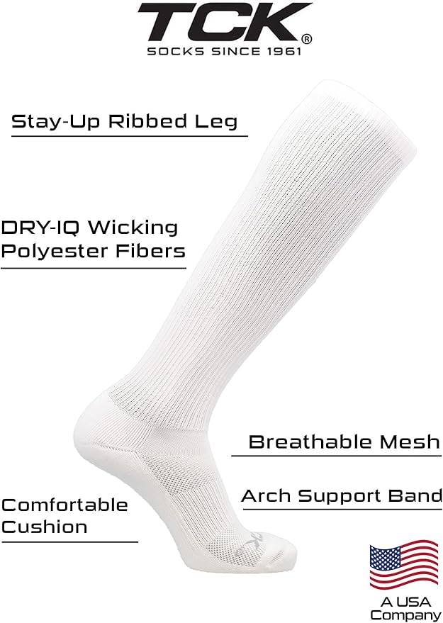 Over the Calf Work Socks for Men and Women 9-11 10-13 13-15 Moisture Wicking Tall Cushioned Knee High Boot Socks 6-pack