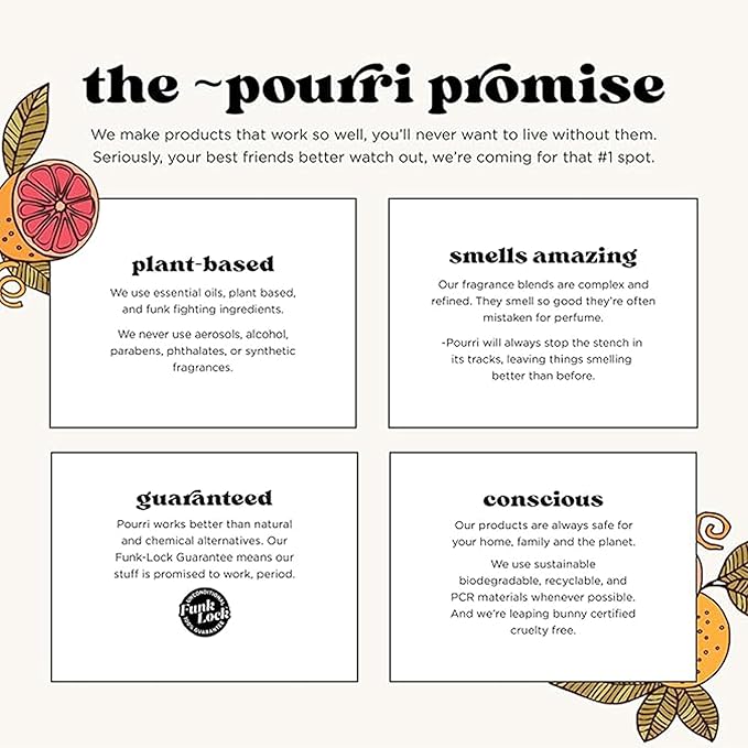 Poo-Pourri Before-You-Go Toilet Spray Refill, Lavender Peppermint, 16 Fl Oz, Up to 800 Uses, Bathroom Odor Deodorizer with Essential Oils for Home or Work, Lavender, Peppermint and Citrus Scent