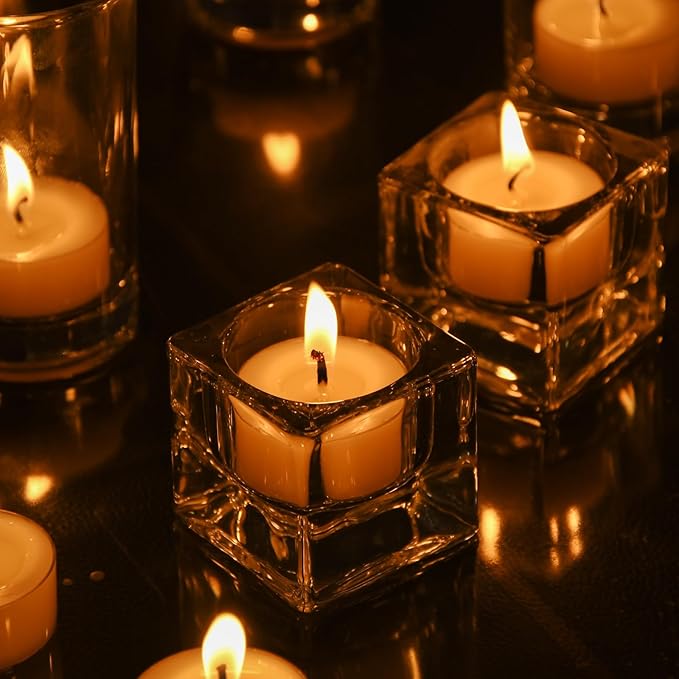 36 Count Pure Beeswax tealight Candles Bulk -Small Beeswax Candle Natural Scent Organic Smokeless Candle - Off White