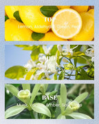 M&SENSE Green Floral Musky Scented Candles,Vegan Soy Wax,10oz 42-Hour Long Lasting Burning Time,Heavy Scented Candles for Relaxing Bathtub Sleep, Housewarming Gifts for Women & Men