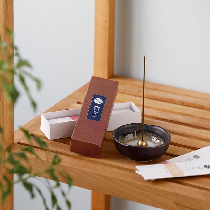 Asayu Japan Incense Sticks Assortment - 5 Floral Fragrances, 20g, 100% Made in Japan Incense Sampler Variety Pack - for Yoga, Zen Meditation & Relaxation