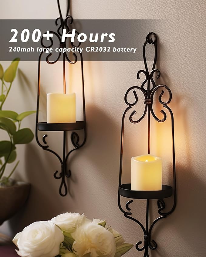 Homemory 100Pack Flickering Flameless Votive Candles, 200+Hour Electric Fake Candles, Battery Operated LED Tealight for Wedding, Outdoor, Table, Festival (Warm White,Battery Included)