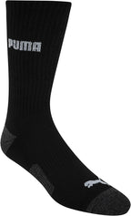 PUMA mens 6 Pack Crew Socks