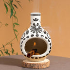 Handcrafted Palo Santo Holder Ceramic Incense Burner - Compact Size for Meditation Space - Burn Palo Santo Sticks and Cones Safely - Sage Aromatherapy Decor