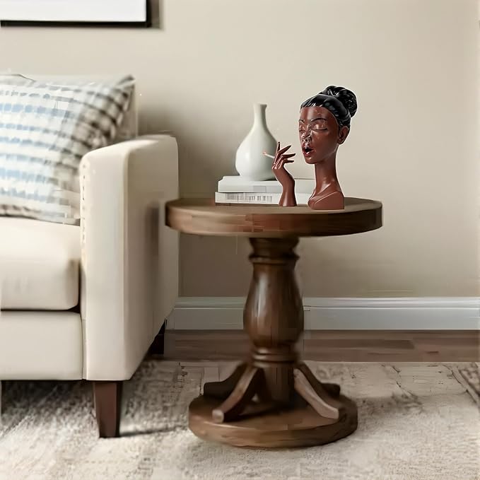 Elegant Head Incense Black Woman Burner, Modern Design, Stylish Incense Holder Black Women, Sophisticated Home Decor, Desk Accessory (New)