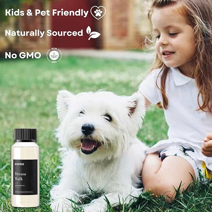 Hotel Diffuser Oil - 120 ml 4.06 fl oz - Fragrance Oil Blend with White Tea,Natural Home Fragrance and Hotel Scent for Diffusers & Machines -Dream Walk