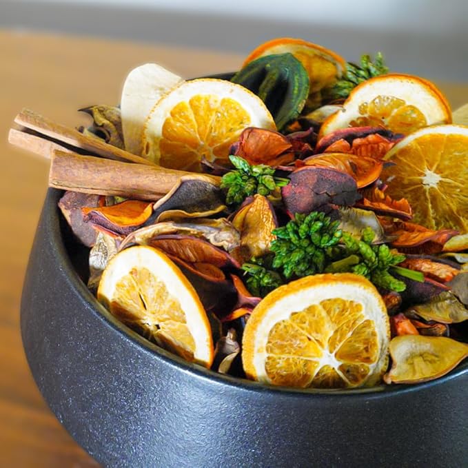 Fall Potpourri Bags, Cinnamon Scented Potpourri Bowl Filler,Autumn Thanksging Decorative Dried Flowers,Home Fragrance Sachet,Harvest Vase Fillers,Bathroom Decor(3 Bags)