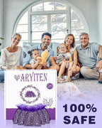 20 Pack Lavender Sachet Bags, 100% Natural French Dried Lavender Sachets for Drawers and Closets, Strong Smell Fragrance Fresh Scents Home