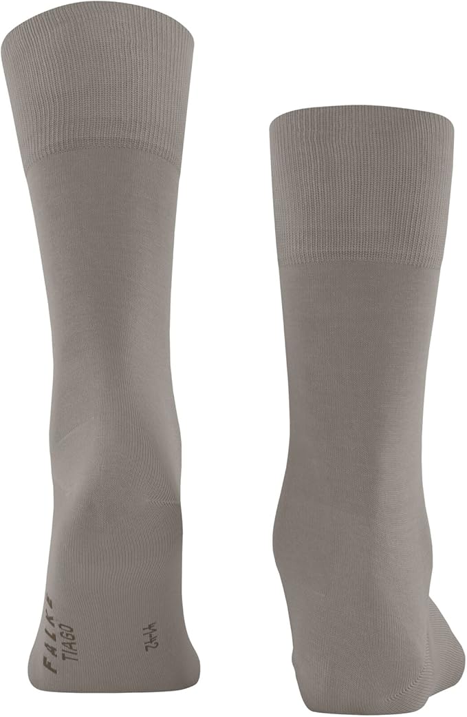 FALKE Men's Tiago Dress Socks, Sustainable Cotton, Crew, 1 Pair