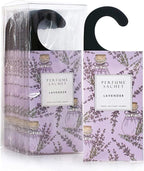 Large 12 Packs Lavender Hanging Closet Deodorizer Air Freshener Long Lasting Scented Sachets Smell Goods for House
