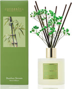 Cocorrína Reed Diffuser - Bamboo Stream Scented Diffuser with 8 Sticks Home Fragrance Reed Diffuser for Bathroom Shelf Decor