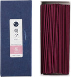 Asayu Japan Incense Sticks with Low Smoke for Morning or Evening Meditation, Relax or Yoga, Made in Japan 40gr - Sakura Cherry Blossom