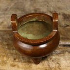 Brass Incense Burner Chinese Traditional Incense Burner Kit Zen Copper Incense Burner Office Home Yoga Room Sandalwood Burner Decoration Censer