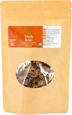 Aromatics International Myrrh Resin 4oz – Raw Natural Golden Chunks from Somaliland - Organic Botanical Resin for Incense, Meditation, Rituals & Aromatherapy