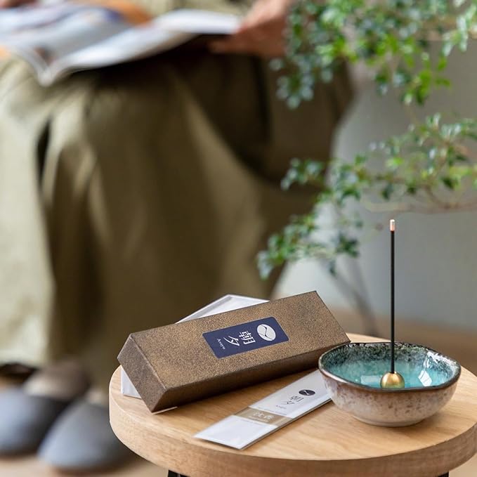 Asayu Japan Incense Sticks Assortment - 5 Natural Fragrances, 20g, 100% Made in Japan Incense Sampler Variety Pack - for Yoga, Zen Meditation & Relaxation