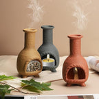 uxcell Incense Burner, Ceramic Incense Holder Santo Holder Ash Catcher with Cleaning Brush Tweezer Decorative Bowl for Meditation Stick Aromatherapy Yoga, White