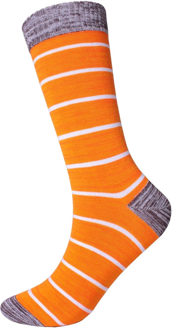 DRASEX Men's Dress Socks Funky Colorful Pattern Cotton Novelty Casual Crew Socks