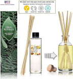 Urban Naturals Citrus Bliss Mandarin & Grapefruit Scented Reed Diffuser Oil Refill + Replacement Reed Sticks | Fresh, Bright Citrus Scent 4 oz.