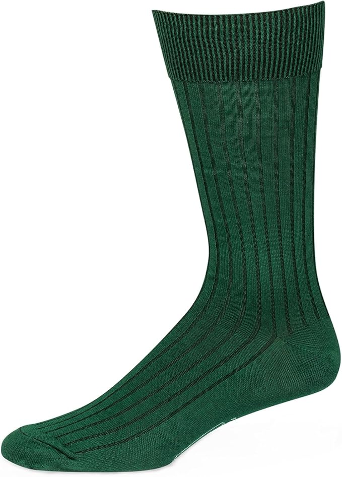 Cotton Dress Socks for Men – Comfortable Men’s Executive Socks – Classic Mid-Calf Dress Socks by Boardroom Socks