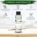 Urban Naturals Reed Diffuser Oil Refill Pine Forest, Fir Needles, Fresh Pine, Holiday Tree Aroma, 4 oz + Free Reed Sticks, Made in The USA