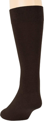 7BigStars Mens Dress Socks – 6 Pairs Crew, Soft Stay Up, Cotton Comfort for Business, Office, Big and Tall, Breathable