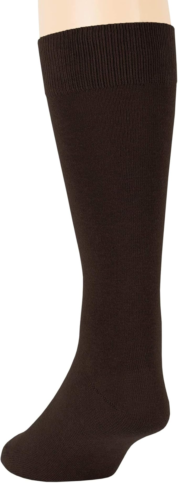 7BigStars Mens Dress Socks – 6 Pairs Crew, Soft Stay Up, Cotton Comfort for Business, Office, Big and Tall, Breathable