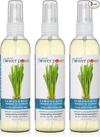 Air Freshener Spray | Lemongrass 4 Fl Oz | Pack of 3 | Scented w/ Pure Essential Oils | Non-Aerosol Plant-Based Odor Eliminator | Room, Linen, or Car Spray | Cruelty-Free & Vegan