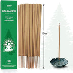Balsam fir Incense Sticks (50 Sticks), 100% Natural sustainably harvested Balsam fir, Suitable for Yoga, Meditation, Relaxation, and Spiritual Purification