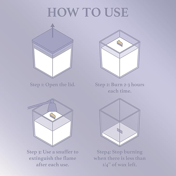 Scented Candle, 7.04 oz Lavender Aromatherapy Candle, Natural Soy Wax with Wooden Wick, Candles for Home, 45 Hours Burn Time, Scented Jar Candle Gifts