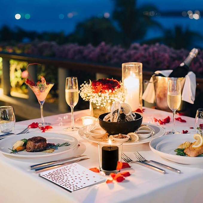 2.0 inch Black Votive Candles, 24 Packs Unscented Small Dripless Wax Candles for Halloween Wedding, Party, Holiday & Home Decor, 12 Hour Burning