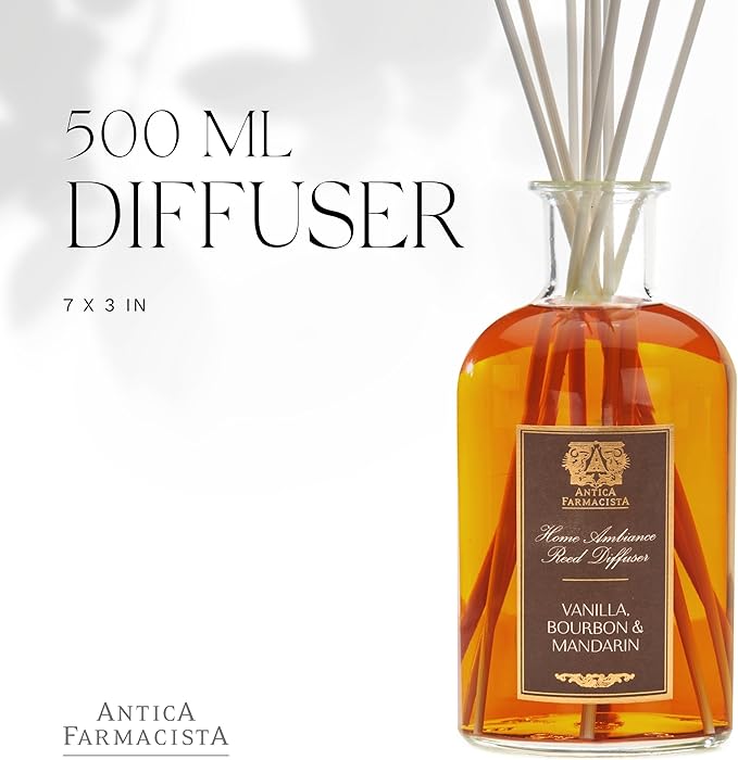 Antica Farmacista Home Ambiance Diffuser,Bourbon and Mandarin,16.9 Fl Oz