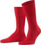 FALKE Men's Tiago Dress Socks, Sustainable Cotton, Crew, 1 Pair