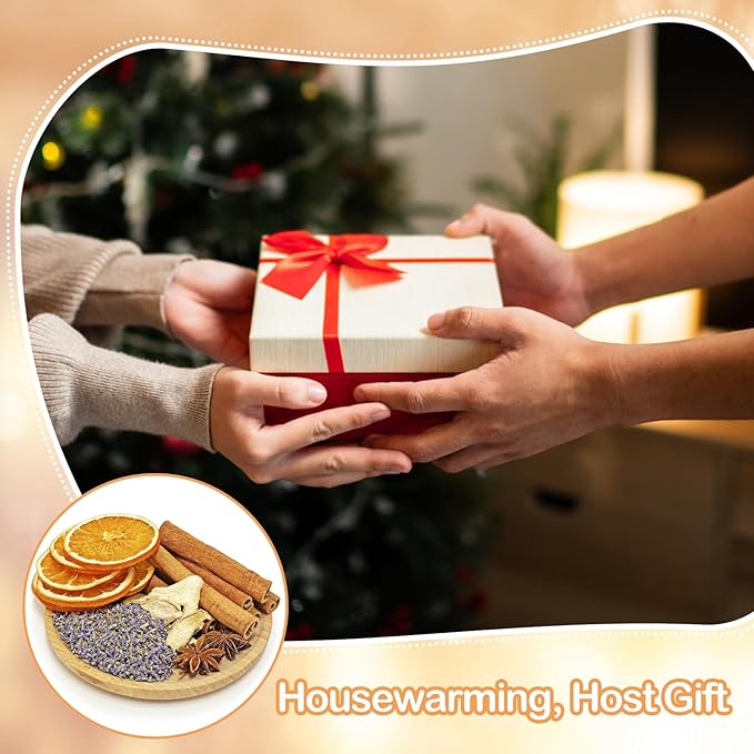 Potpourri Simmering, Cozy Nights Stovetop Potpourri with Cinnamon, Ginger, Lavender, Anise Star and Orange, Simmer Pot Ingredients for Home Fragrance, Housewarming, Hostess Gift